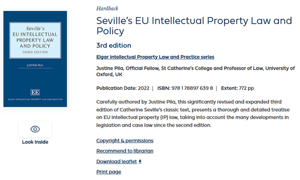 example of an individual Quick Links hyperlink embeded in a thrid-party site.